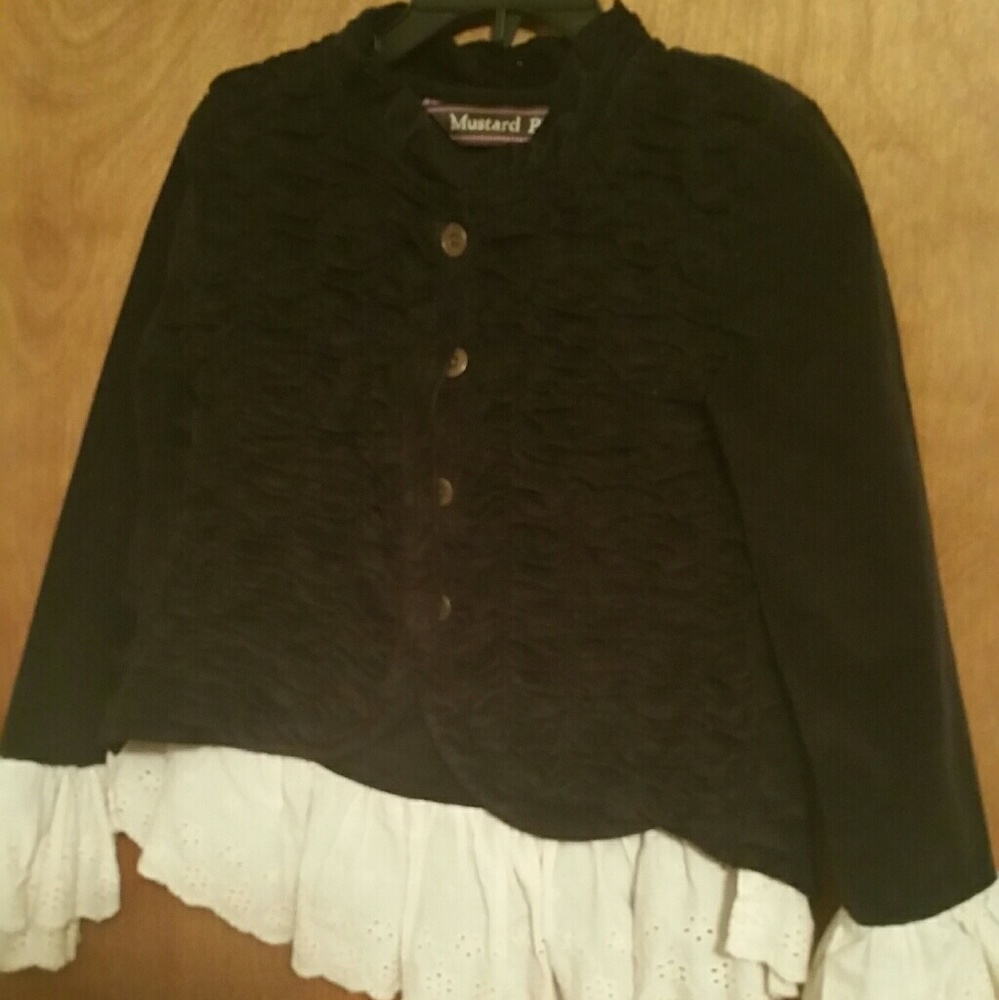 Mustard Pie black Jacket sz6